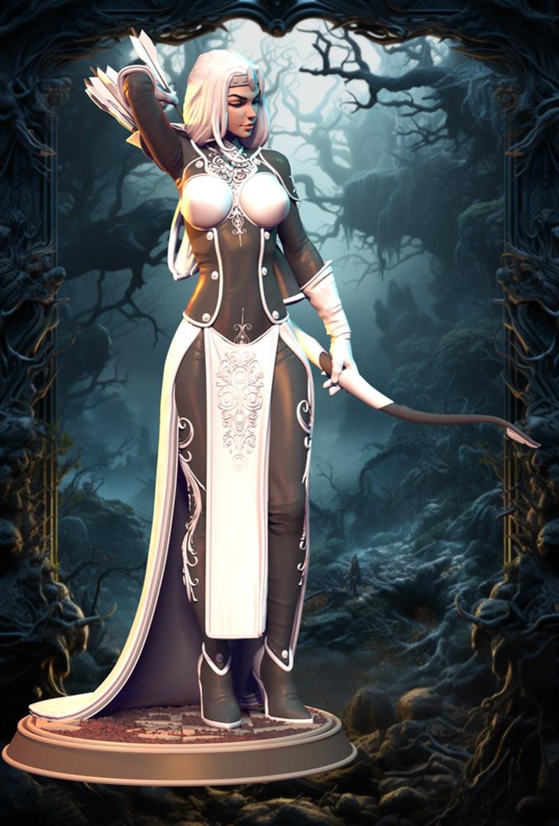 亚历克斯·康涅夫 — 萤之眼 — 3D打印模型|Alexei Konev – Valeria the Falcon’s Eye – 3D Print Model STL