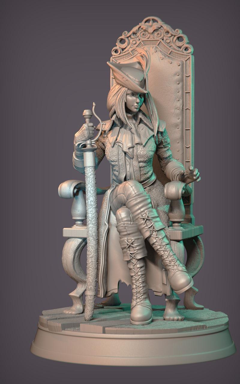 亚历克斯·孔涅夫 - 马丽亚 - 3D打印模型|Alexei Konev – Maria – 3D Print Model STL