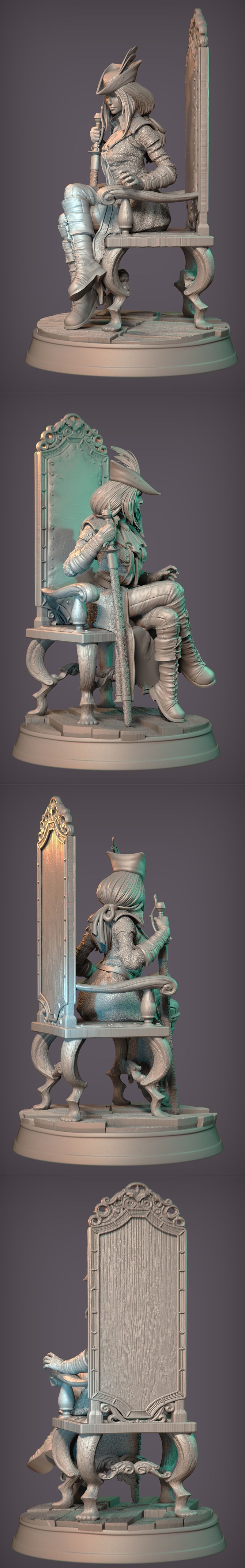 亚历克斯·孔涅夫 - 马丽亚 - 3D打印模型|Alexei Konev – Maria – 3D Print Model STL