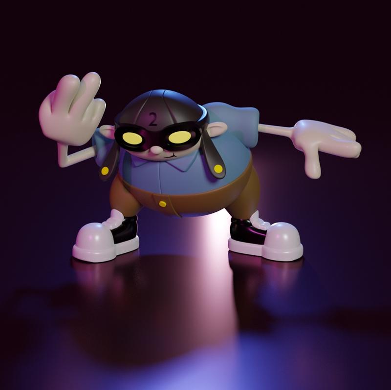 Number Two KND – 邻里小鬼 – 3D打印模型|Number Two KND – The Neighborhood Kids – 3D Print Model STL