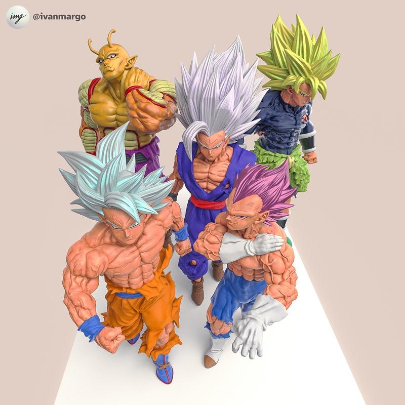 龙珠超 Vol.24  tributo 3D打印模型|Ivan Margo – Dragon Ball Super Vol. 24 Tributo – 3D Print Model STL