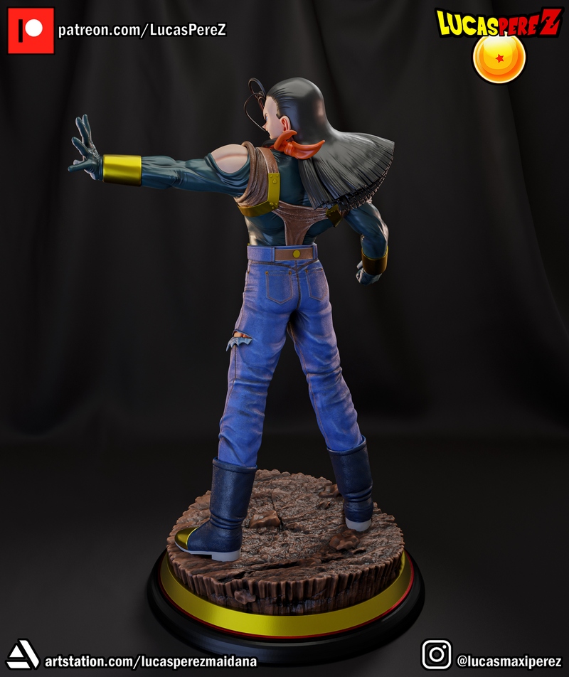 超级安卓17 3D打印模型|Lucas Perez – Super Android 17 – 3D Print Model