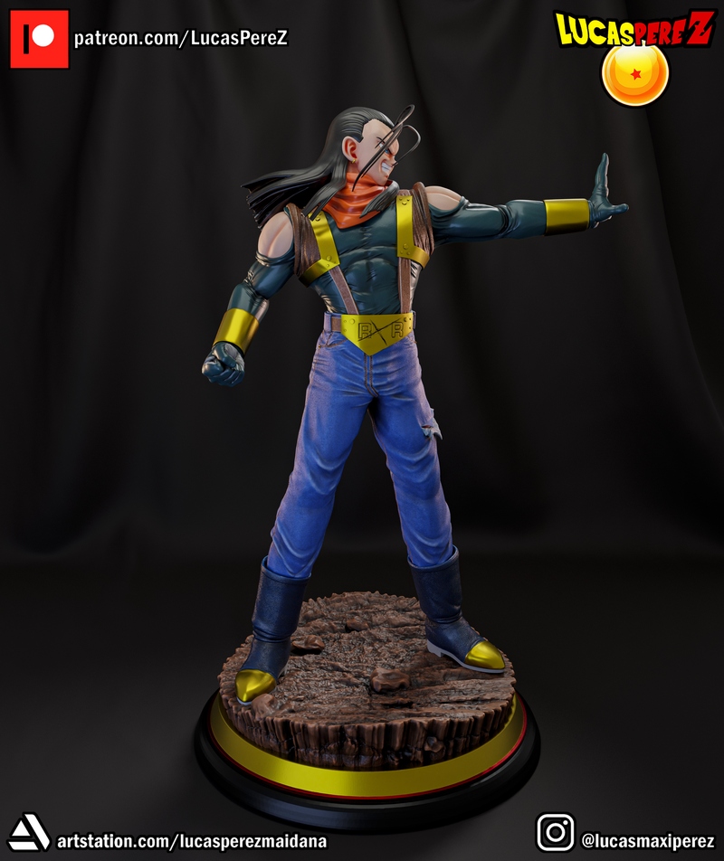 超级安卓17 3D打印模型|Lucas Perez – Super Android 17 – 3D Print Model