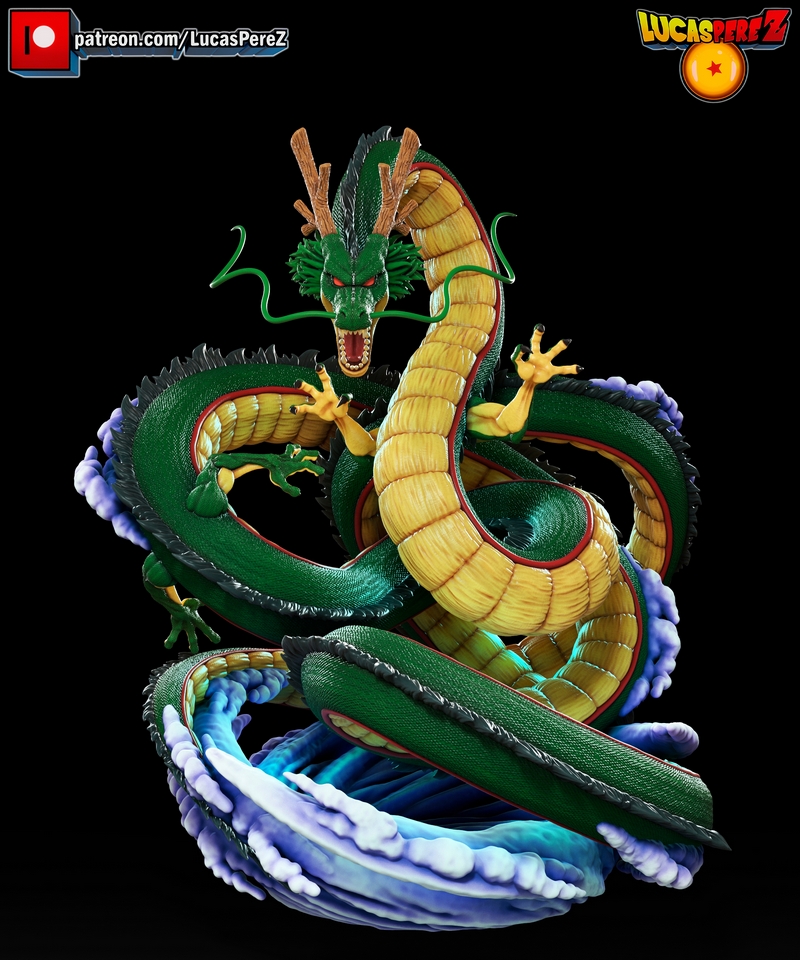 卢卡斯·佩雷斯 沙恩隆 3D打印模型|Lucas Perez – Shenron – 3D Print Model