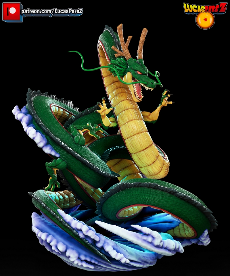 卢卡斯·佩雷斯 沙恩隆 3D打印模型|Lucas Perez – Shenron – 3D Print Model