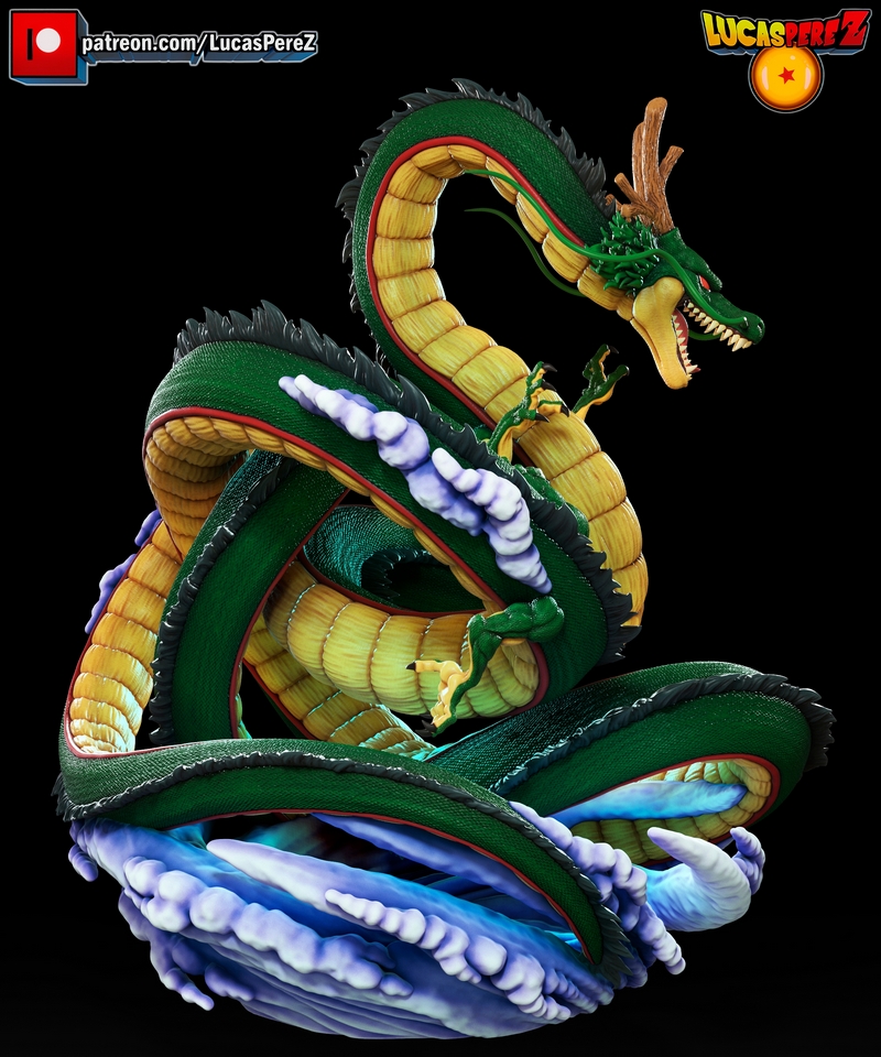 卢卡斯·佩雷斯 沙恩隆 3D打印模型|Lucas Perez – Shenron – 3D Print Model
