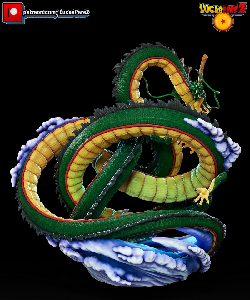 卢卡斯·佩雷斯 沙恩隆 3D打印模型|Lucas Perez – Shenron – 3D Print Model