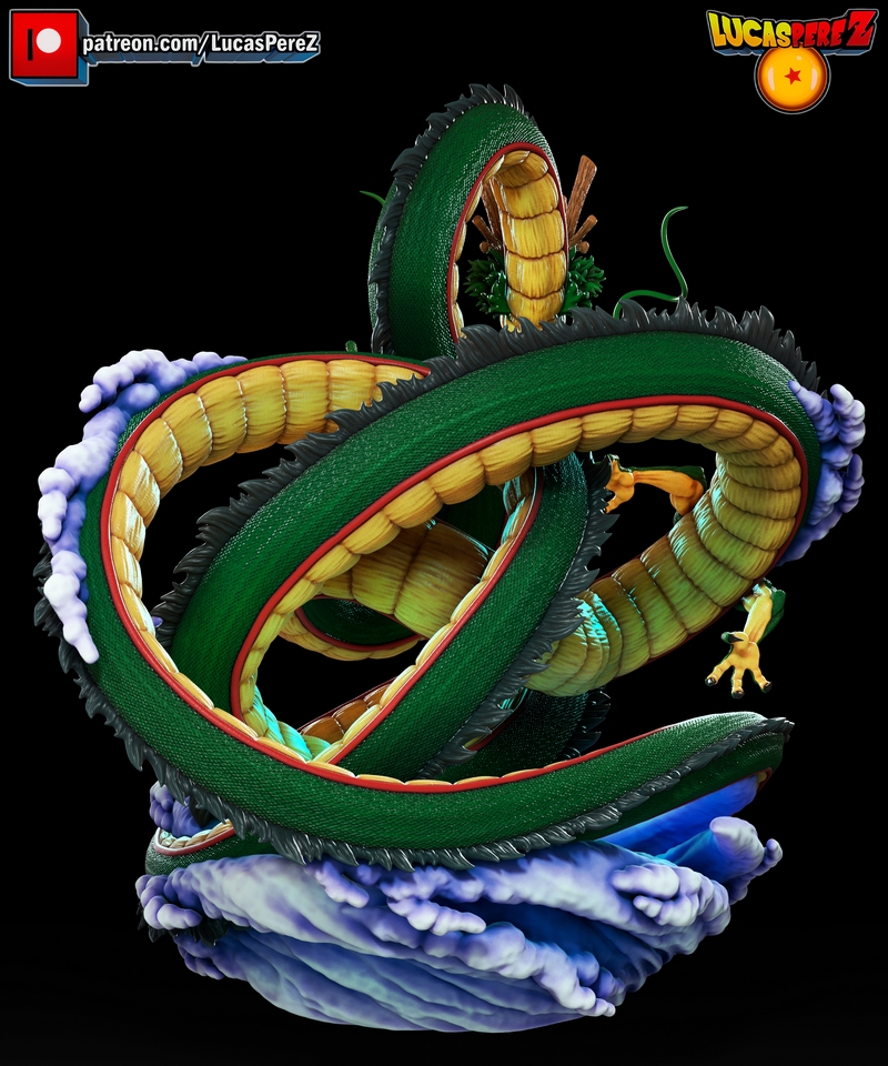 卢卡斯·佩雷斯 沙恩隆 3D打印模型|Lucas Perez – Shenron – 3D Print Model