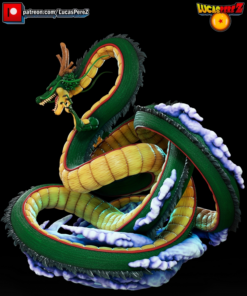 卢卡斯·佩雷斯 沙恩隆 3D打印模型|Lucas Perez – Shenron – 3D Print Model