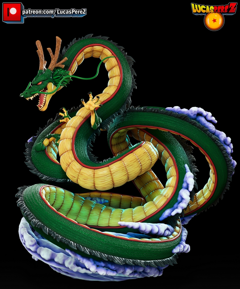 卢卡斯·佩雷斯 沙恩隆 3D打印模型|Lucas Perez – Shenron – 3D Print Model
