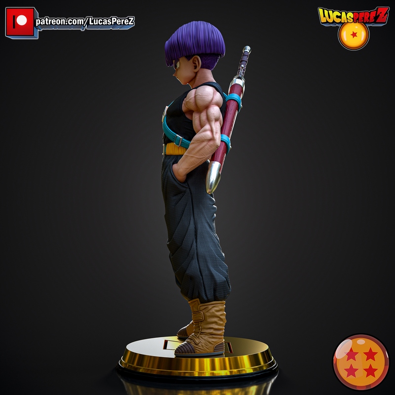 卢卡斯·佩雷斯 - 万能侠Z - 3D打印模型|Lucas Perez – Trunks Z Warriors – 3D Print Model