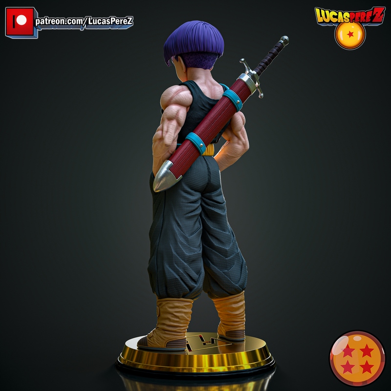 卢卡斯·佩雷斯 - 万能侠Z - 3D打印模型|Lucas Perez – Trunks Z Warriors – 3D Print Model