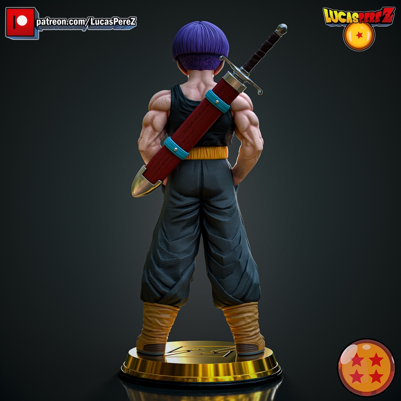 卢卡斯·佩雷斯 - 万能侠Z - 3D打印模型|Lucas Perez – Trunks Z Warriors – 3D Print Model