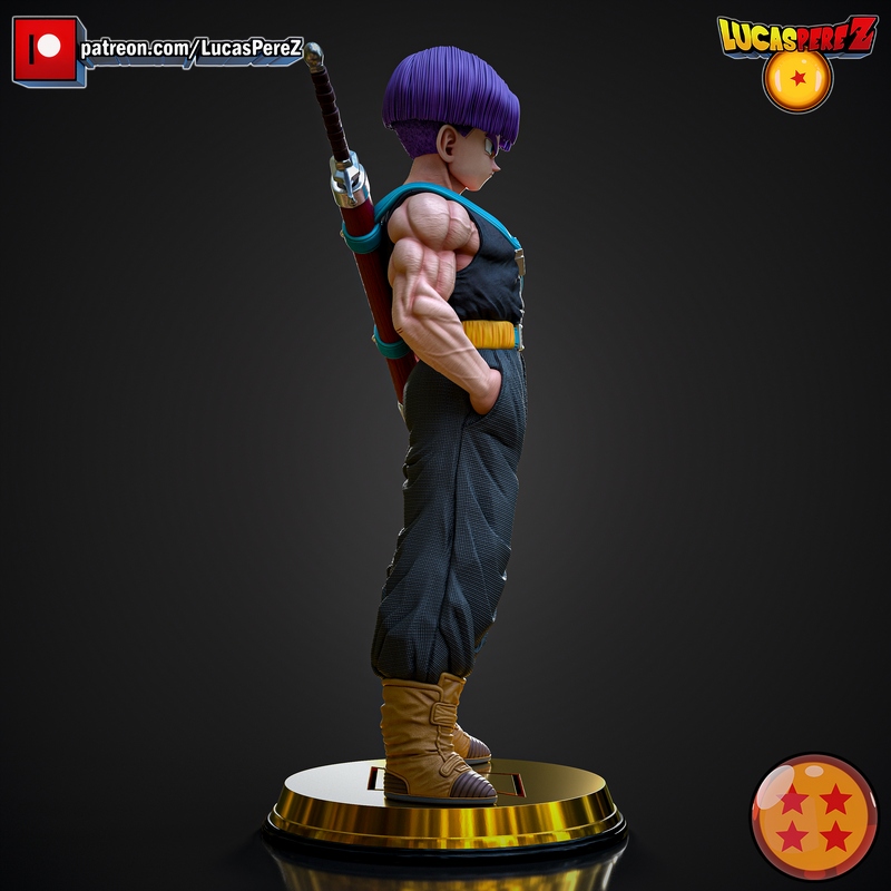 卢卡斯·佩雷斯 - 万能侠Z - 3D打印模型|Lucas Perez – Trunks Z Warriors – 3D Print Model