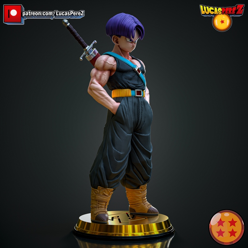 卢卡斯·佩雷斯 - 万能侠Z - 3D打印模型|Lucas Perez – Trunks Z Warriors – 3D Print Model