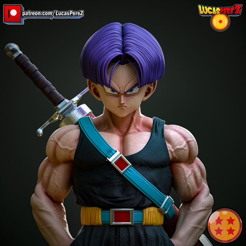 卢卡斯·佩雷斯 - 万能侠Z - 3D打印模型|Lucas Perez – Trunks Z Warriors – 3D Print Model