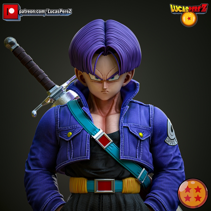 卢卡斯·佩雷斯 - 万能侠Z - 3D打印模型|Lucas Perez – Trunks Z Warriors – 3D Print Model