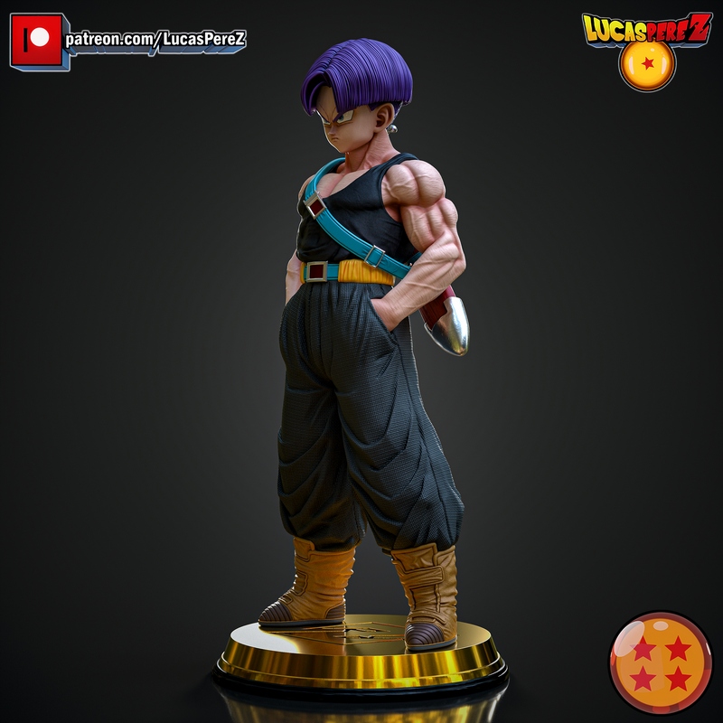 卢卡斯·佩雷斯 - 万能侠Z - 3D打印模型|Lucas Perez – Trunks Z Warriors – 3D Print Model