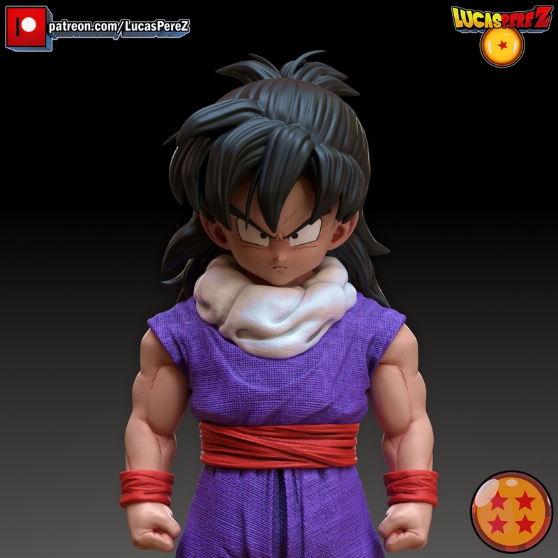 路易斯·佩雷斯 《龙珠超》戈尔丹Z战士 3D打印模型|Lucas Perez – Gohan Z Warriors – 3D Print Model