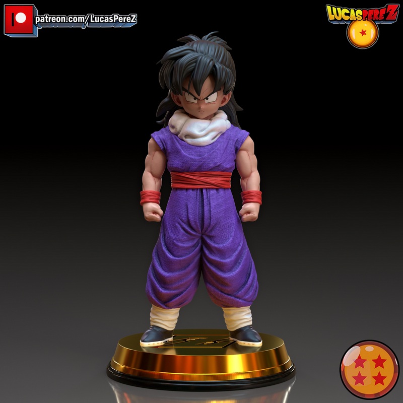 路易斯·佩雷斯 《龙珠超》戈尔丹Z战士 3D打印模型|Lucas Perez – Gohan Z Warriors – 3D Print Model