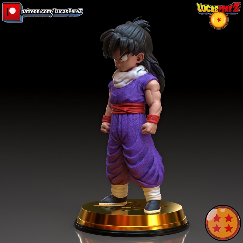 路易斯·佩雷斯 《龙珠超》戈尔丹Z战士 3D打印模型|Lucas Perez – Gohan Z Warriors – 3D Print Model