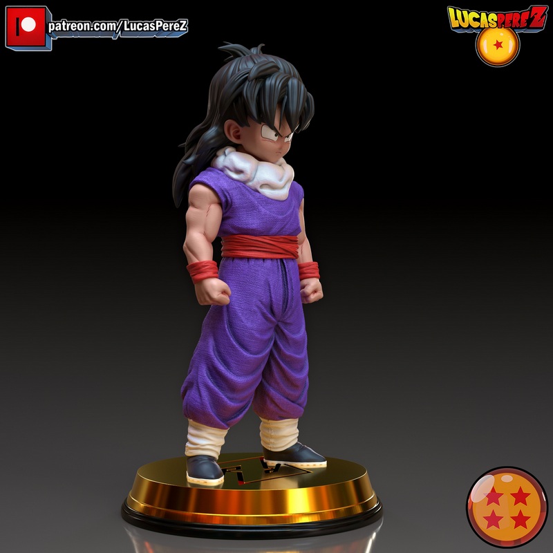 路易斯·佩雷斯 《龙珠超》戈尔丹Z战士 3D打印模型|Lucas Perez – Gohan Z Warriors – 3D Print Model