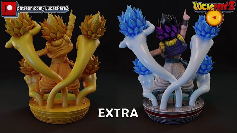 卢卡斯·佩雷斯 甘达姆克斯 3D打印模型|Lucas Perez – Gotenks – 3D Print Model