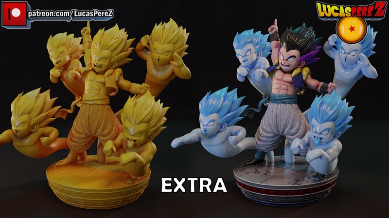 卢卡斯·佩雷斯 甘达姆克斯 3D打印模型|Lucas Perez – Gotenks – 3D Print Model