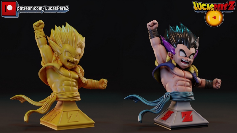 卢卡斯·佩雷斯 甘达姆克斯 3D打印模型|Lucas Perez – Gotenks – 3D Print Model