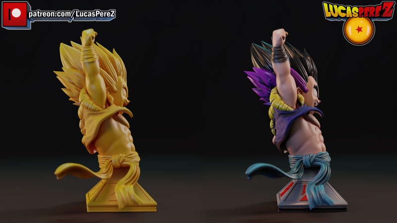 卢卡斯·佩雷斯 甘达姆克斯 3D打印模型|Lucas Perez – Gotenks – 3D Print Model