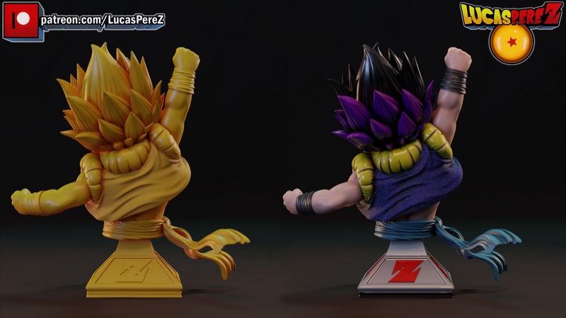 卢卡斯·佩雷斯 甘达姆克斯 3D打印模型|Lucas Perez – Gotenks – 3D Print Model