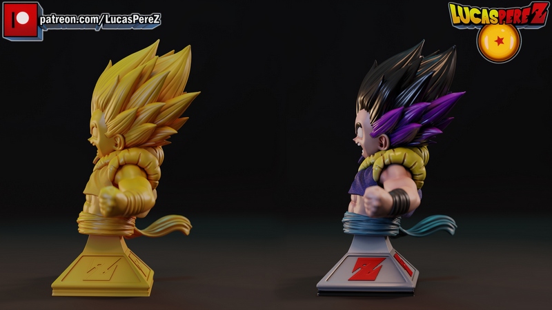 卢卡斯·佩雷斯 甘达姆克斯 3D打印模型|Lucas Perez – Gotenks – 3D Print Model
