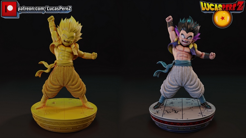 卢卡斯·佩雷斯 甘达姆克斯 3D打印模型|Lucas Perez – Gotenks – 3D Print Model