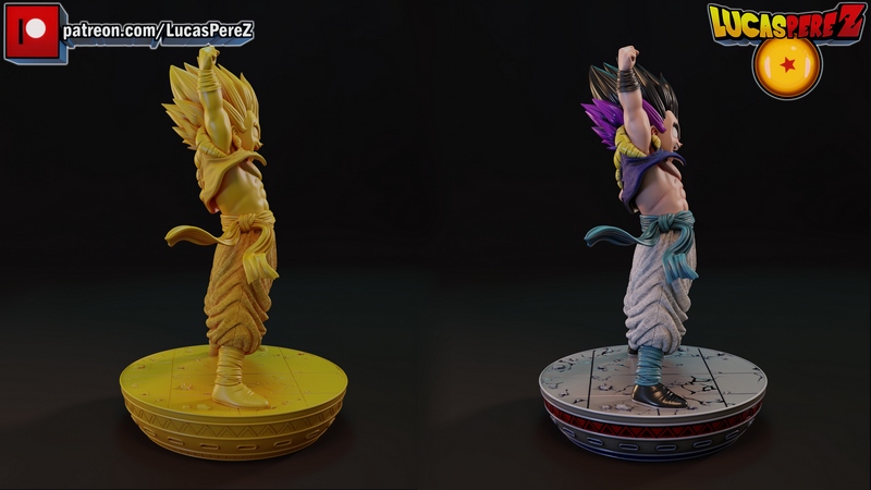 卢卡斯·佩雷斯 甘达姆克斯 3D打印模型|Lucas Perez – Gotenks – 3D Print Model