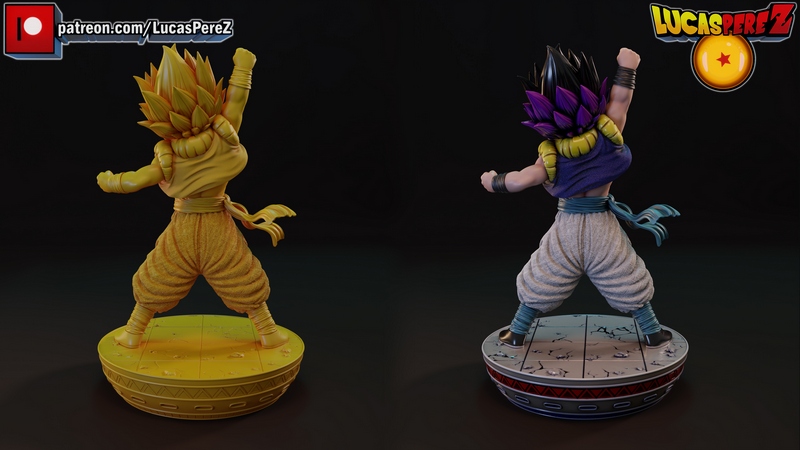 卢卡斯·佩雷斯 甘达姆克斯 3D打印模型|Lucas Perez – Gotenks – 3D Print Model