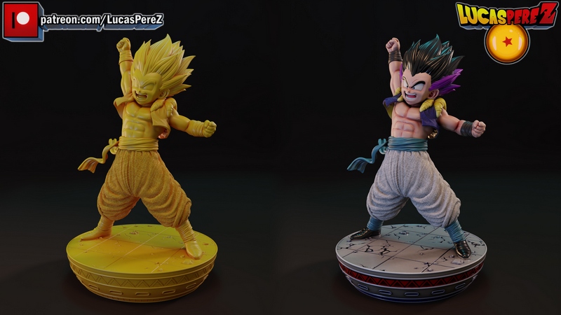 卢卡斯·佩雷斯 甘达姆克斯 3D打印模型|Lucas Perez – Gotenks – 3D Print Model