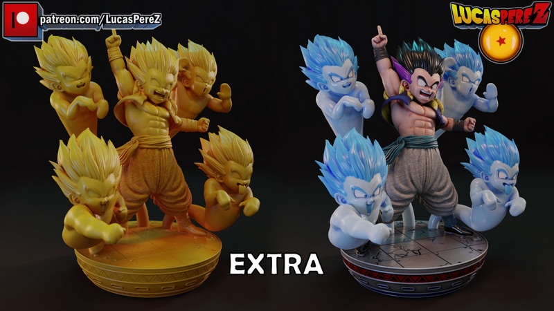卢卡斯·佩雷斯 甘达姆克斯 3D打印模型|Lucas Perez – Gotenks – 3D Print Model