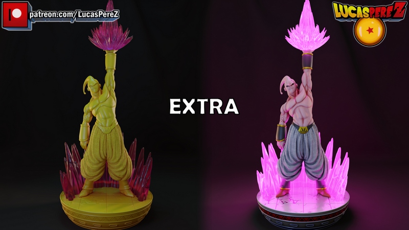 卢卡斯·佩雷斯 3D打印超级布布模型|Lucas Perez – Super Buu – 3D Print Model