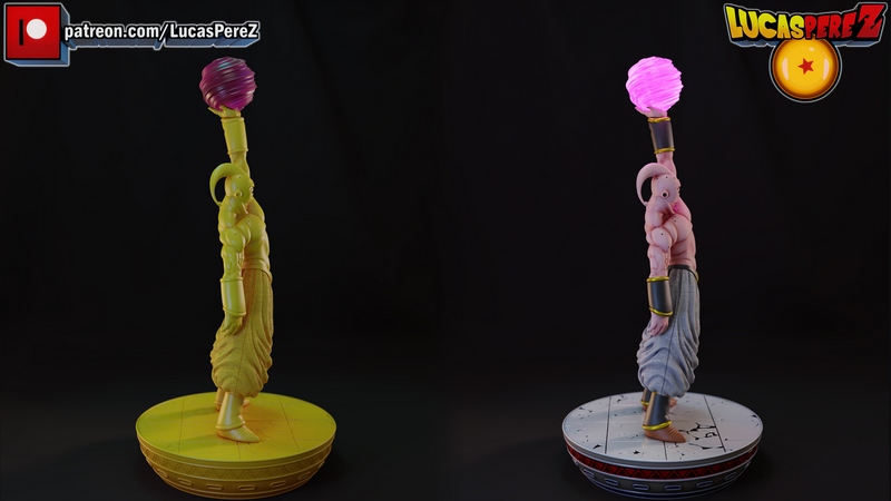 卢卡斯·佩雷斯 3D打印超级布布模型|Lucas Perez – Super Buu – 3D Print Model