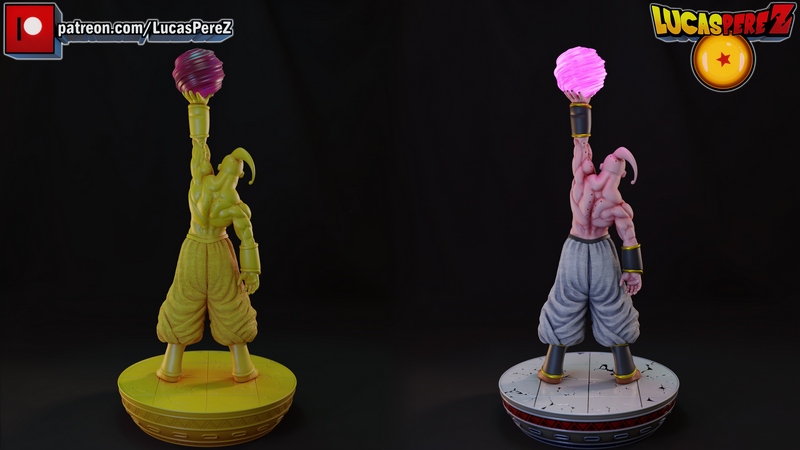 卢卡斯·佩雷斯 3D打印超级布布模型|Lucas Perez – Super Buu – 3D Print Model