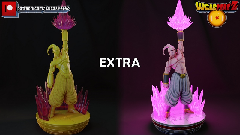 卢卡斯·佩雷斯 3D打印超级布布模型|Lucas Perez – Super Buu – 3D Print Model