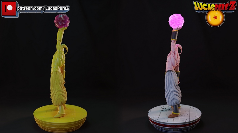 卢卡斯·佩雷斯 3D打印超级布布模型|Lucas Perez – Super Buu – 3D Print Model