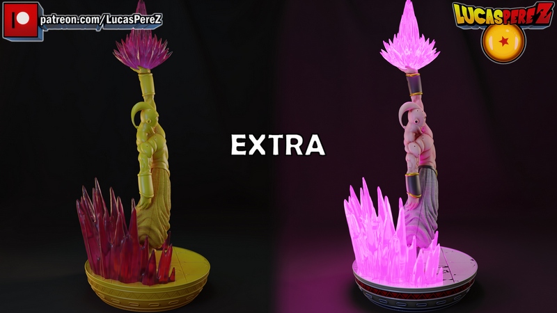 卢卡斯·佩雷斯 3D打印超级布布模型|Lucas Perez – Super Buu – 3D Print Model