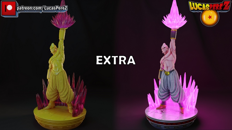 卢卡斯·佩雷斯 3D打印超级布布模型|Lucas Perez – Super Buu – 3D Print Model