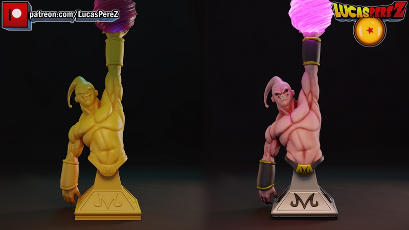 卢卡斯·佩雷斯 3D打印超级布布模型|Lucas Perez – Super Buu – 3D Print Model