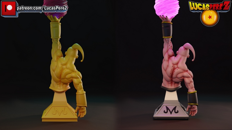 卢卡斯·佩雷斯 3D打印超级布布模型|Lucas Perez – Super Buu – 3D Print Model