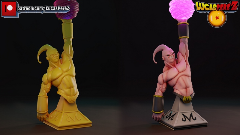 卢卡斯·佩雷斯 3D打印超级布布模型|Lucas Perez – Super Buu – 3D Print Model