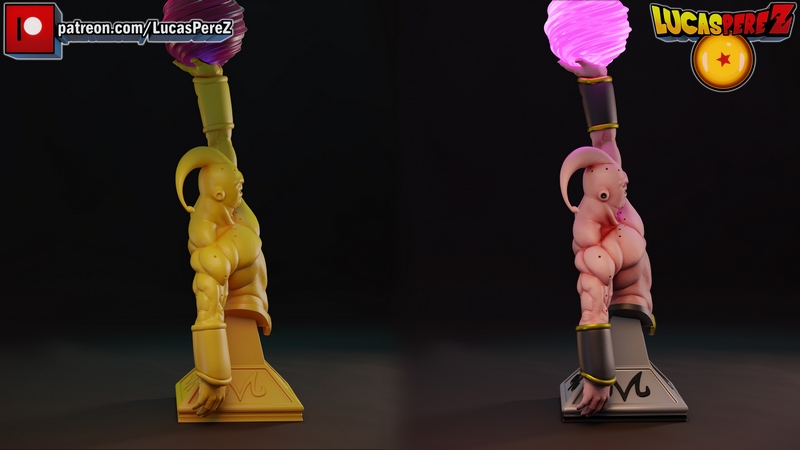 卢卡斯·佩雷斯 3D打印超级布布模型|Lucas Perez – Super Buu – 3D Print Model