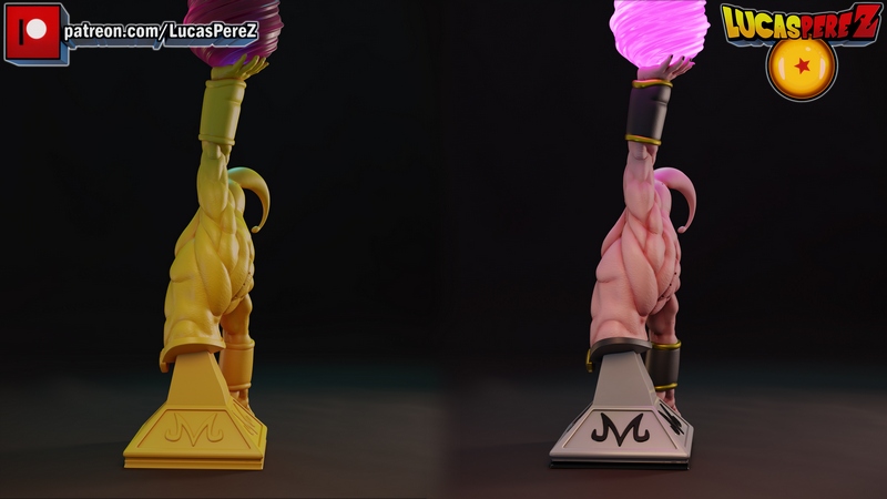 卢卡斯·佩雷斯 3D打印超级布布模型|Lucas Perez – Super Buu – 3D Print Model