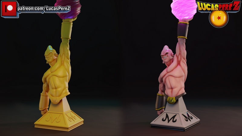 卢卡斯·佩雷斯 3D打印超级布布模型|Lucas Perez – Super Buu – 3D Print Model